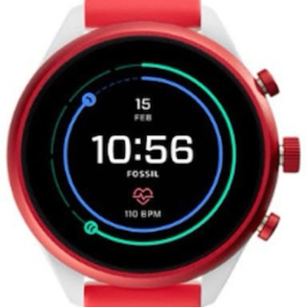 Fossil Red Smartwatch